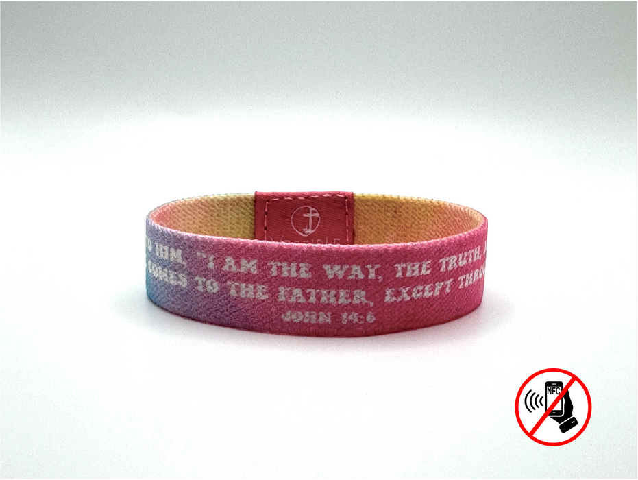 Versible® Wristbands - Happy Vibes / John 14:6