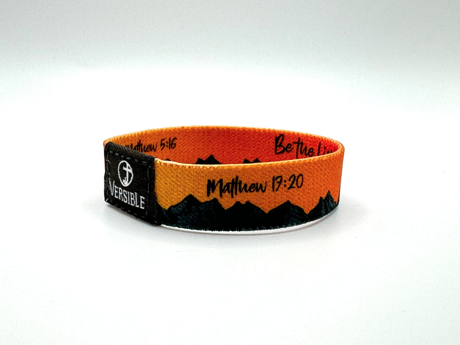 Sunrise / Matthew 5:16 & Matthew 17:20 Wristband