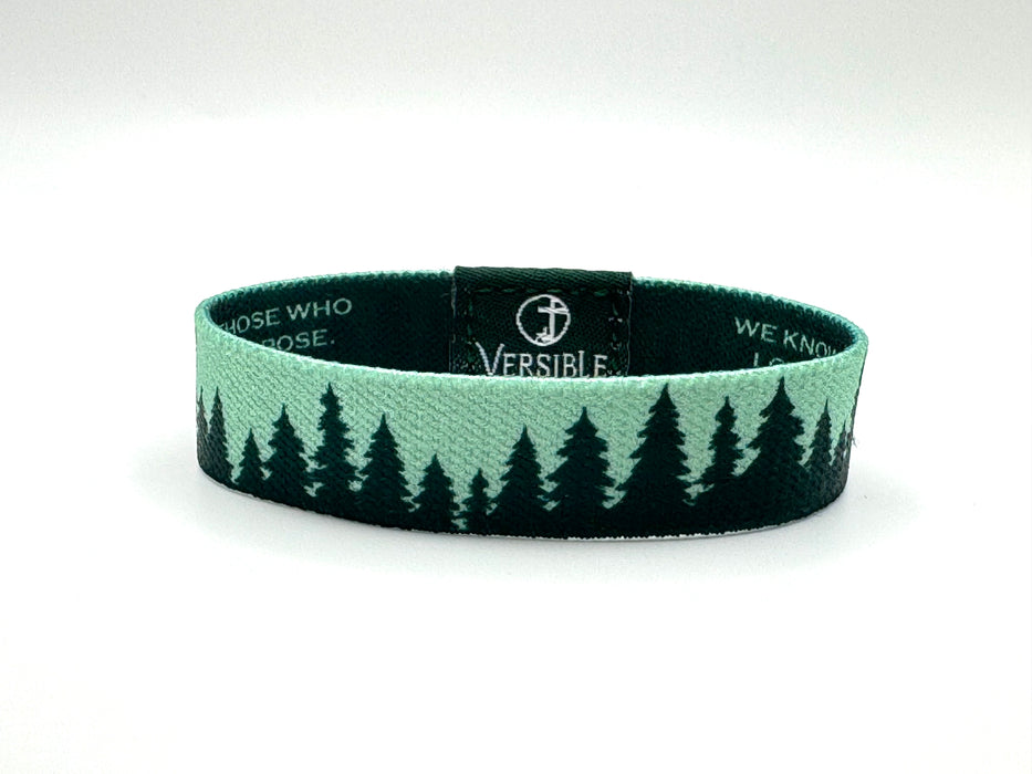 Forest Edge / Romans 8:28 Wristband