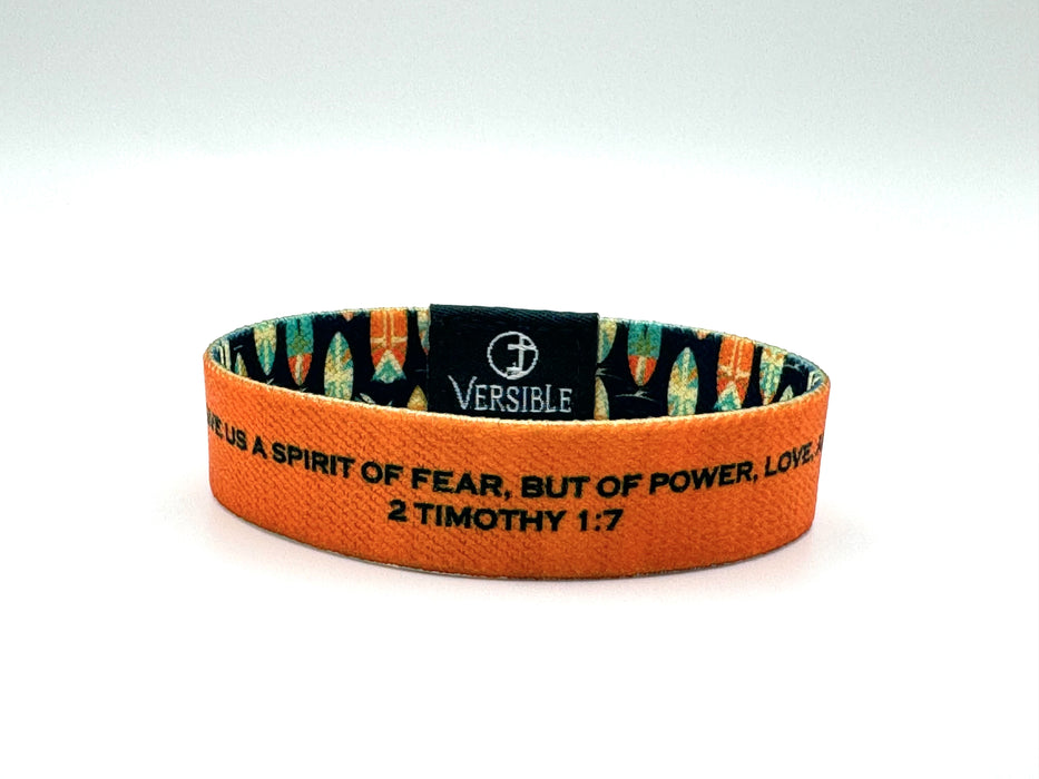 Surf Side / 2 Timothy 1:7 Wristband