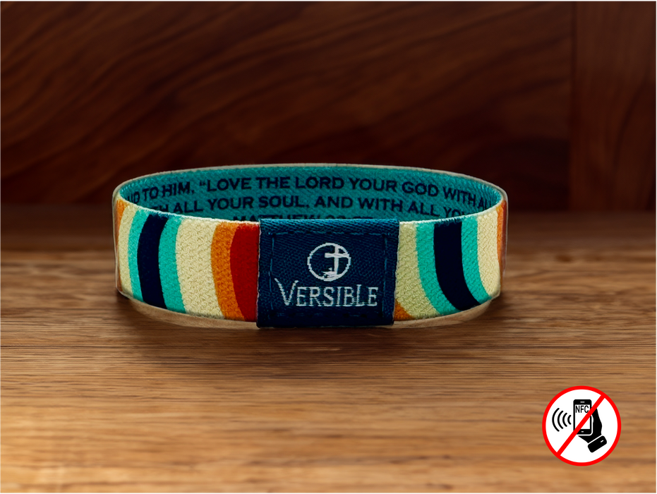 Versible® Wristbands - Vibrations / Matthew 22:37