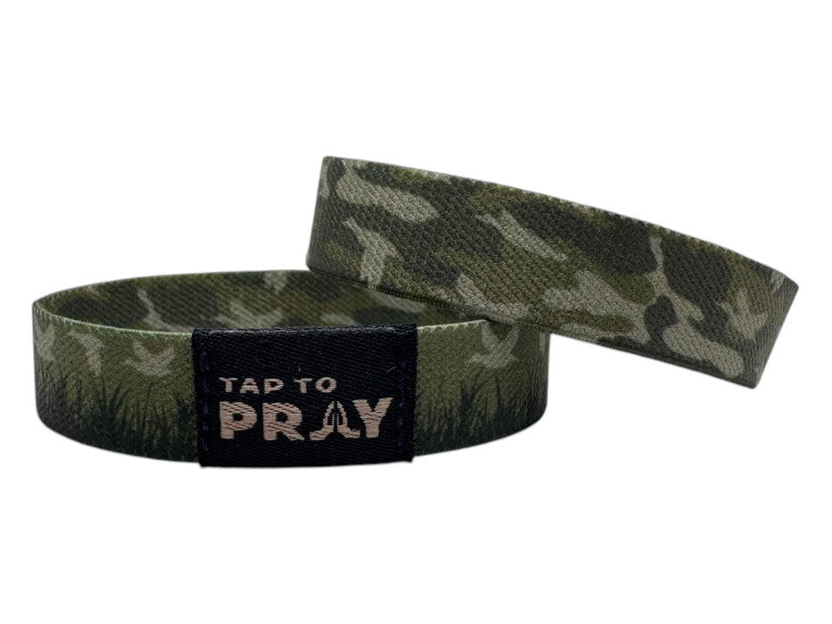 Tap To Pray™ Wristbands - Waterfowl Camo