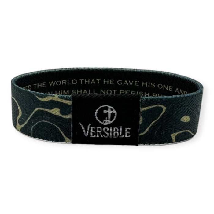 Gold Vein / John 3:16 Wristband