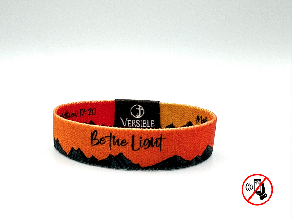 Versible® Wristbands - Sunrise / Matthew 5:16 & Matthew 17:20