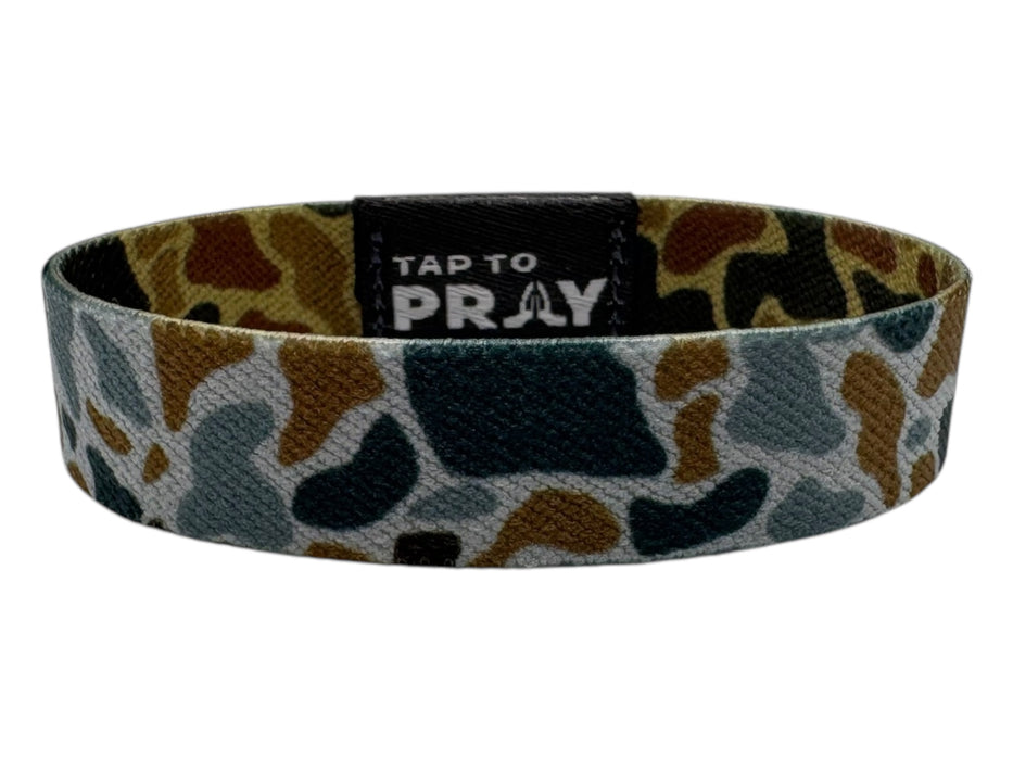 Tap To Pray™ Wristbands - River Rock Camo Sahara and Copper