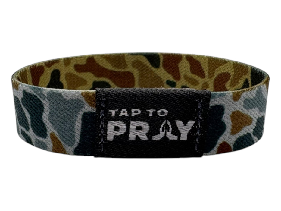 Tap To Pray™ Wristbands - River Rock Camo Sahara and Copper
