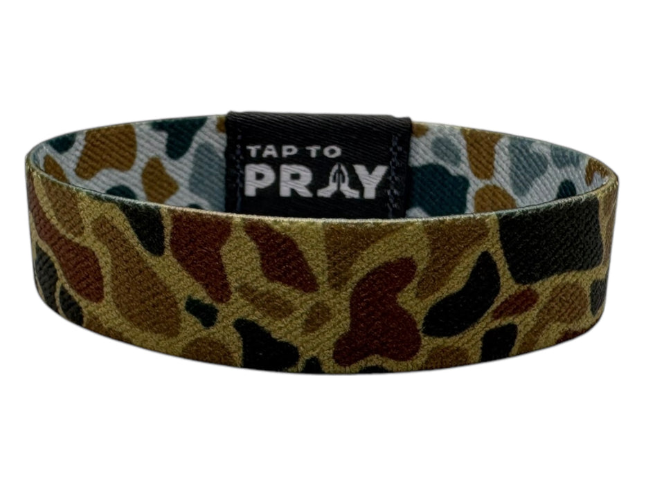 Tap To Pray™ Wristbands - River Rock Camo Sahara and Copper