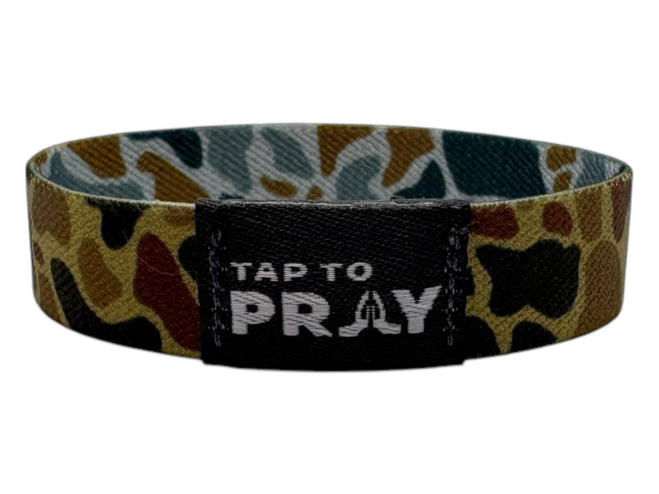 Tap To Pray™ Wristbands - River Rock Camo Sahara and Copper