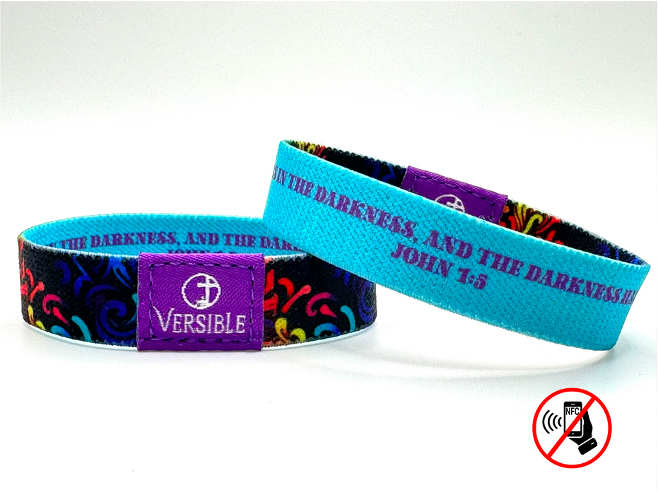 Versible® Wristbands - Coral Reef / John 1:5