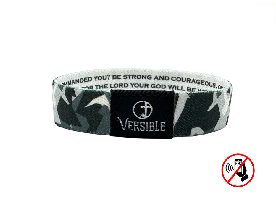 Versible® Wristbands - Stone Camo / Joshua 1:9