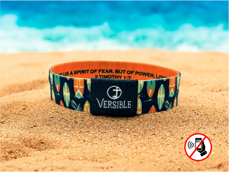 Versible® Wristbands - Surf Side / 2 Timothy 1:7