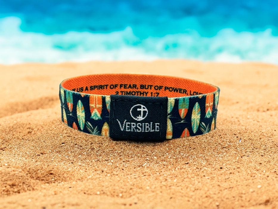 Surf Side / 2 Timothy 1:7 Wristband