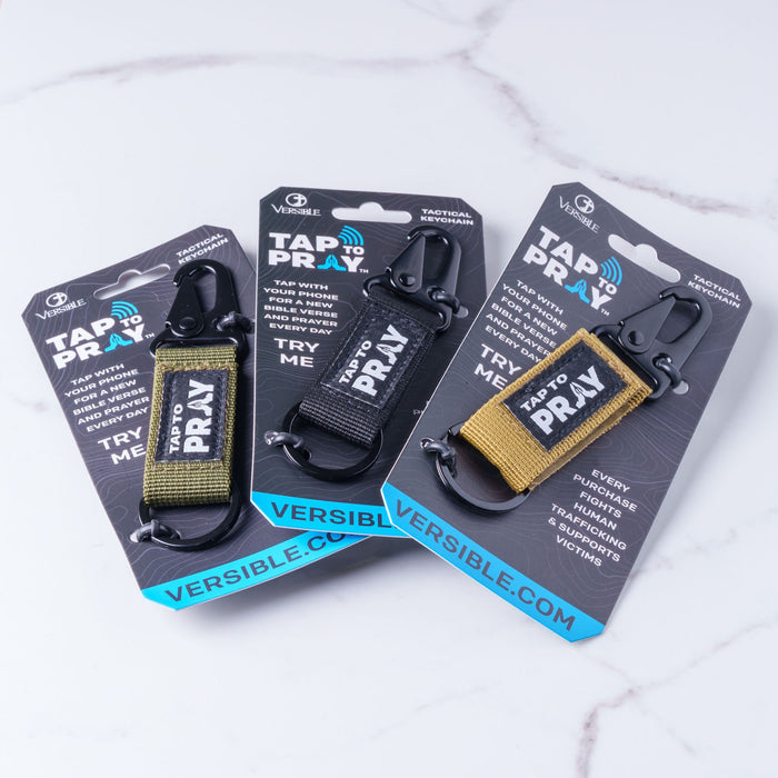 Tap To Pray™ - Tactical Carabiner Keychain