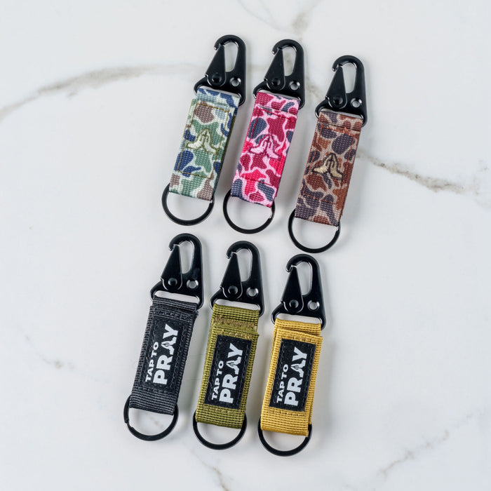 Tap To Pray® Tactical Carabiner Keychain