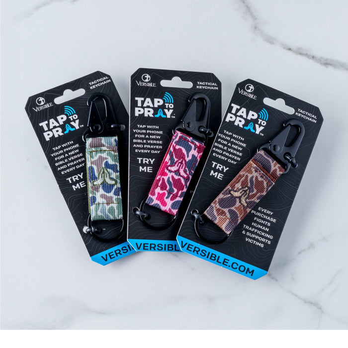 Tap To Pray® Tactical Carabiner Keychain