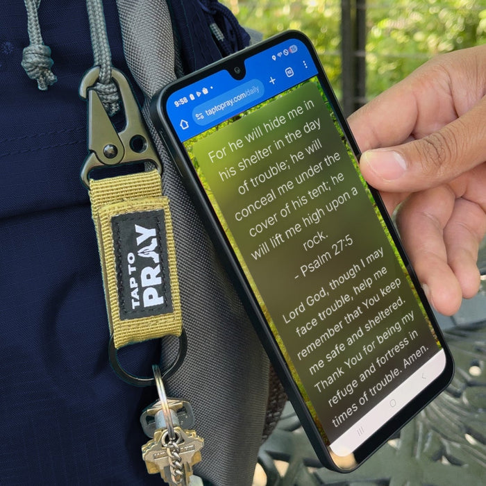 Tap To Pray® Tactical Carabiner Keychain