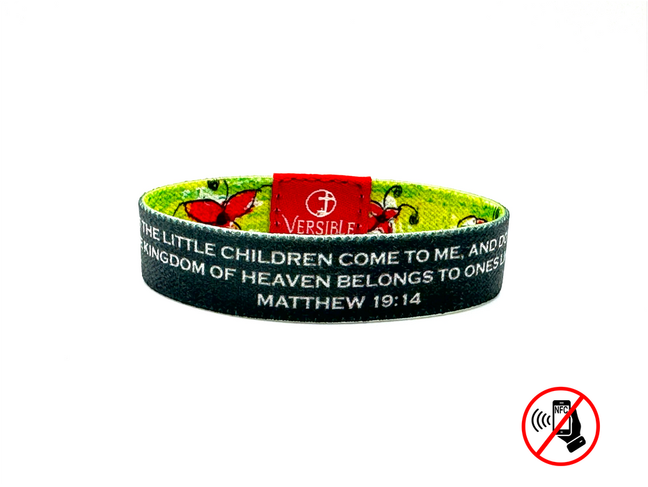 Versible® Wristbands - Fire Flower - Survivor Series / Matthew 19:14