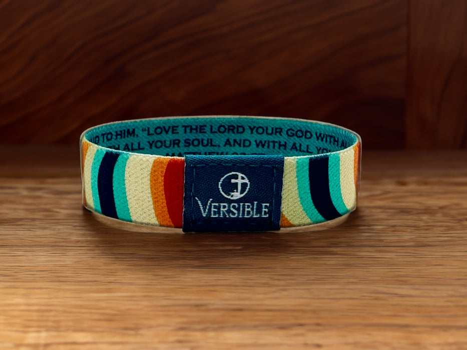 Vibrations / Matthew 22:37 Wristband