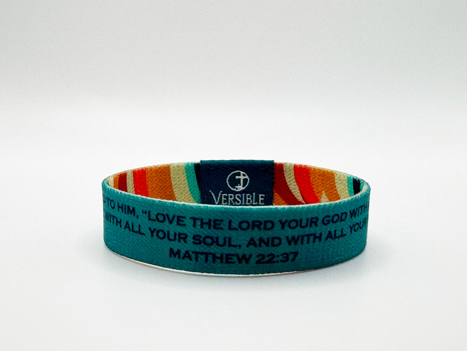 Vibrations / Matthew 22:37 Wristband