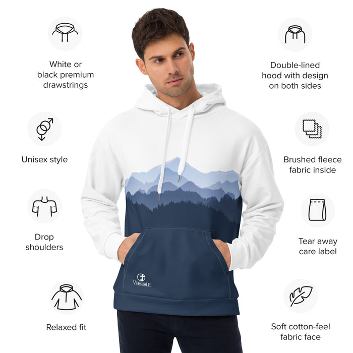 Blue Mountain Horizon Premium Unisex Hoodie