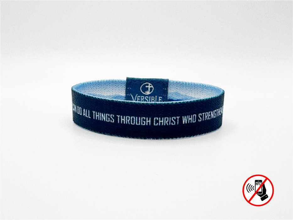 Versible® Wristbands - Mountain Horizon / Philippians 4:13
