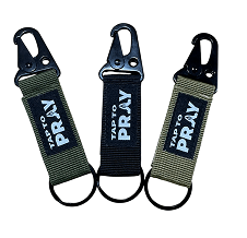 Tap To Pray™ - Tactical Carabiner Keychain