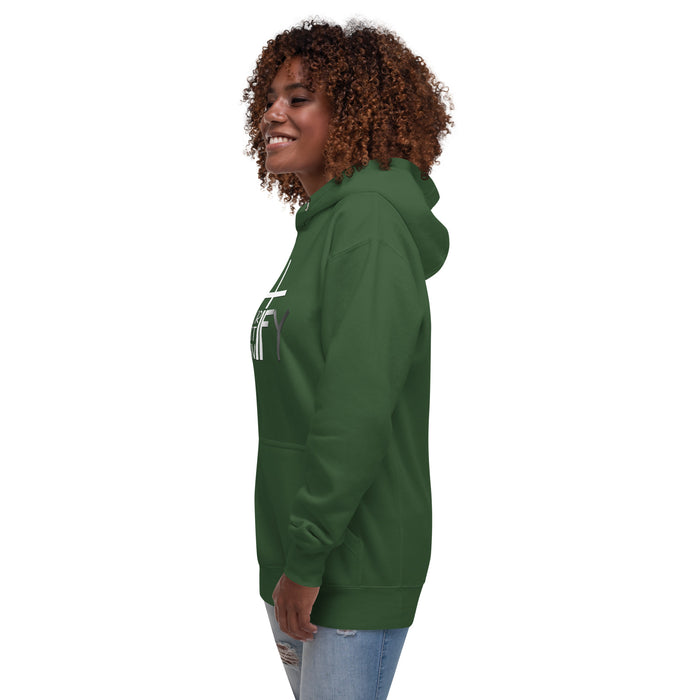 Glorify. Testify. Magnify. Unisex Hoodie