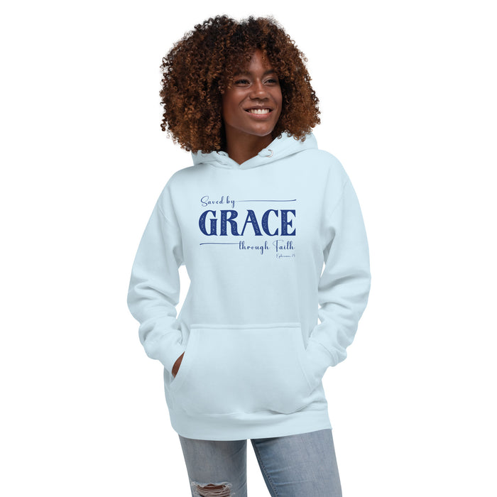 Saved by Grace / Ephesians 2:5 Unisex Hoodie