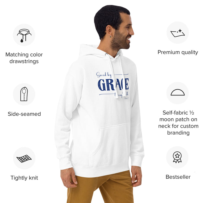 Saved by Grace / Ephesians 2:5 Unisex Hoodie