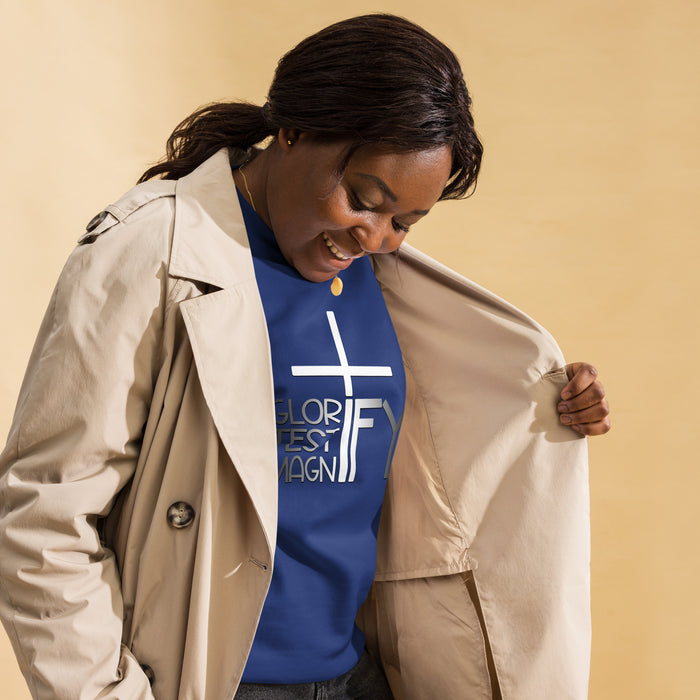 Glorify. Testify. Magnify. Unisex Sweatshirt