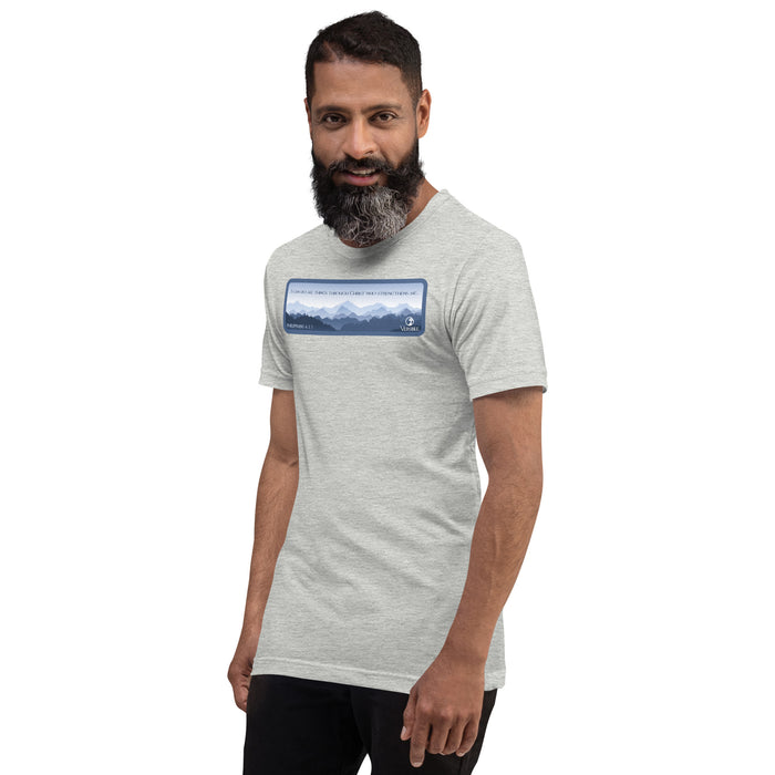 Mountain Horizon / Philippians 4:13 Unisex t-shirt