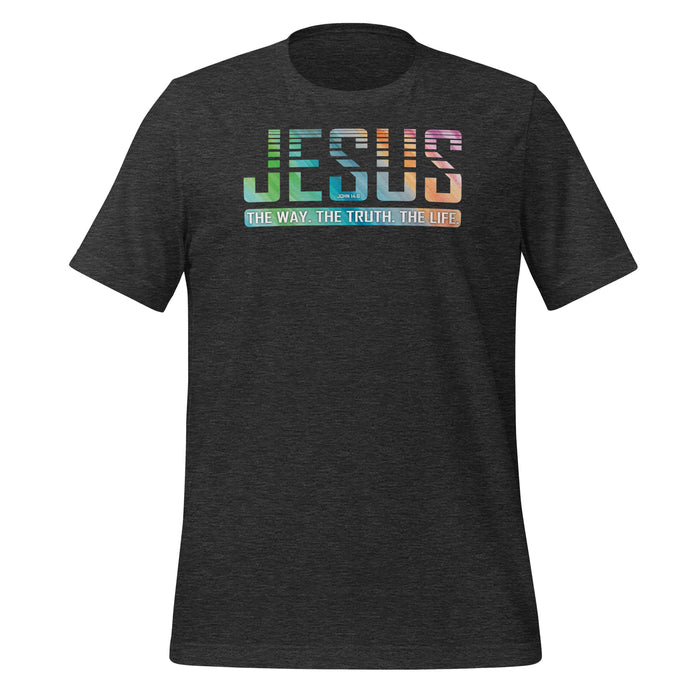 Jesus / John 14:6 Watercolor Unisex t-shirt